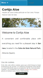 Mobile Screenshot of cortijoaloe.com